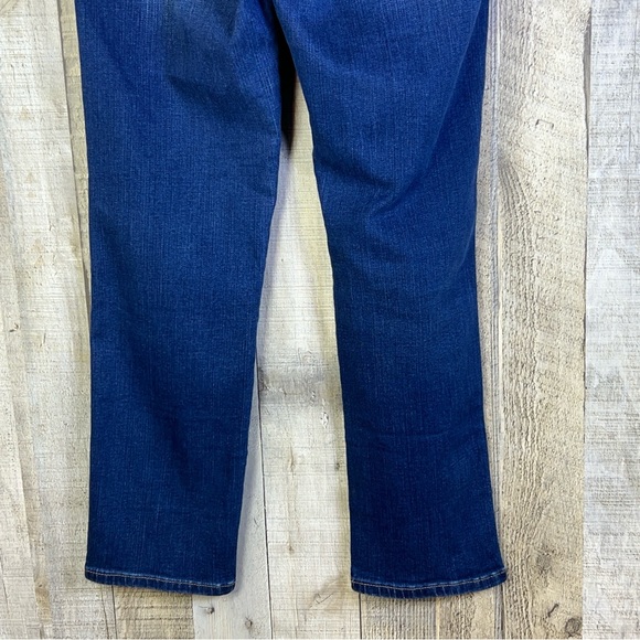 J. Crew High Rise Vintage Straight Button Fly Cropped Ankle Size 25 Blue… - Picture 6 of 14